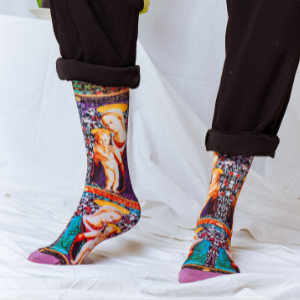 Chaussettes tableaux d'artiste